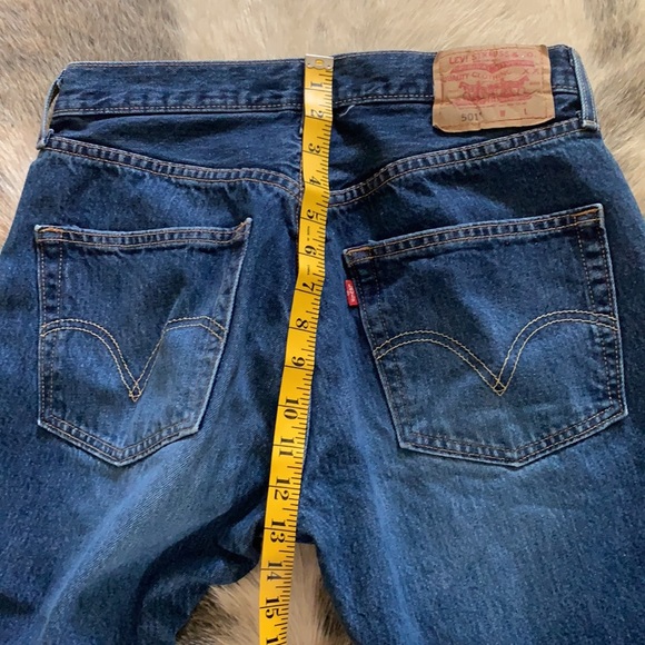 Vintage Levi’s 501 Straight-Leg Non-Stretch 100% Cotton Denim Jeans W31 L30 - Picture 15 of 15